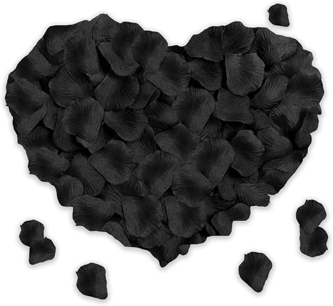 Rose Petals for Bedroom - Fake Roses Petal Faux Flowers, Artificial Roses Petals (1200, Dark red)